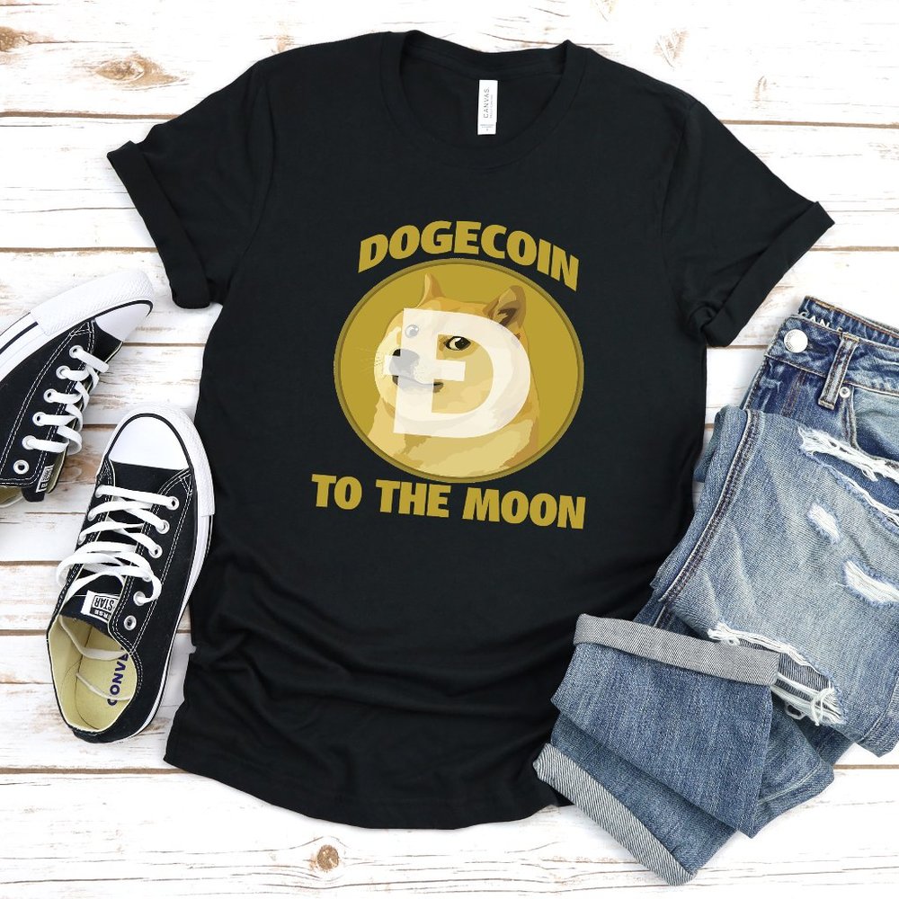 Doge Coin Top | Doge Coin Print | Bella Canvas Top